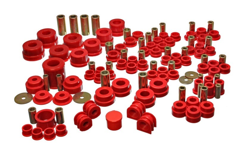 Energy Suspension for 02-09 Nissan 350Z Red Hyper-Flex Bushing Set 7.18108R