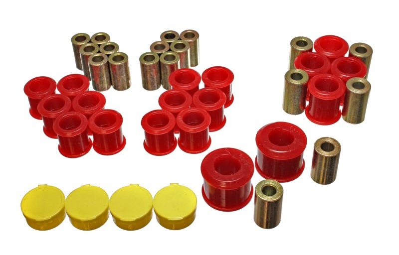Energy Suspension for 90-96 Nissan 300ZX Red Rear Arm Bushing Set 7.3116R
