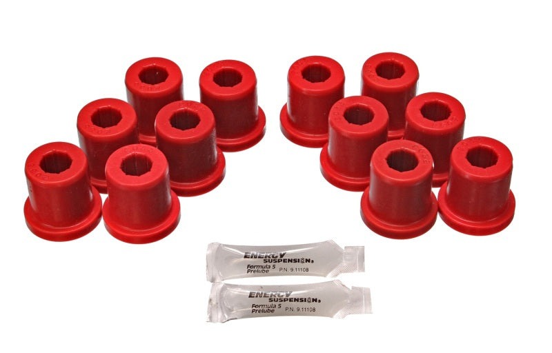 Energy Suspension for 81-89 FJ40 Red Front Spring Bushing (Set of 12) 8.2106R