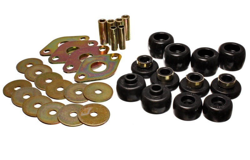 Energy Suspension for 93-98 Toyota T100 Black Body Cab Mount Set 8.4105G