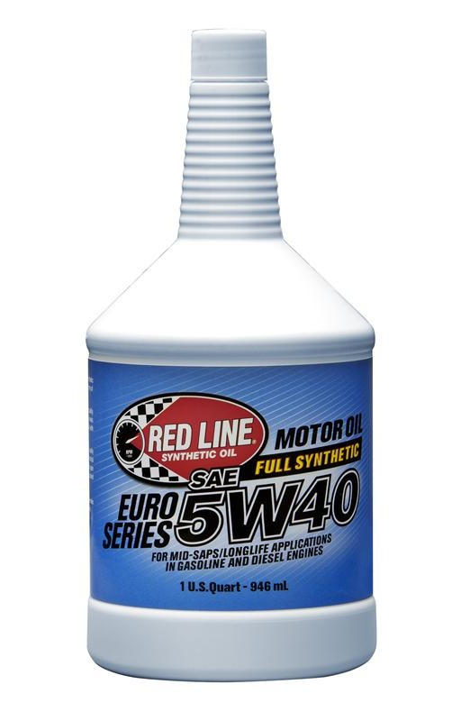 Red Line 12404 Euro-Series 5W40 Motor Oil - Quart (12 Pack)