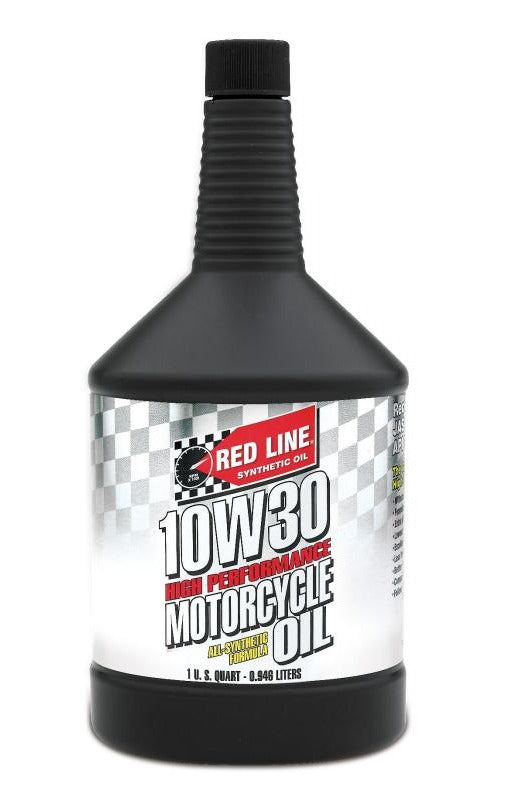 Red Line 42304 10W30 Motorcycle Oil - Quart (12 Pack)