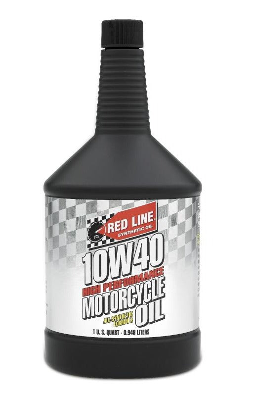 Red Line 42404 10W40 Motorcycle Oil - Quart (12 Pack)