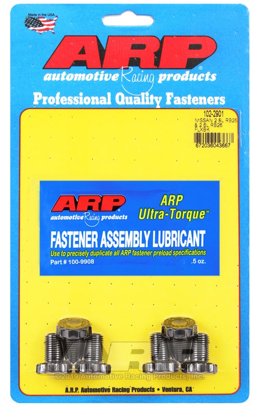 ARP 102-2901 for Nissan 2.0L RB25 and 2.6L RB26 Flexplate Bolt Kit