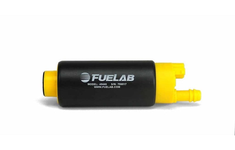Fuelab 49440 494 High Output In-Tank Electric Fuel Pump - 340 LPH Center Out