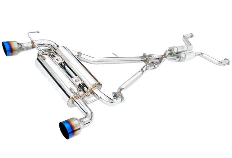 Invidia HS14IQ5GIT 14-Up Infiniti Q50 Gemini Single Layer Titanium tip Cat-back Exhaust