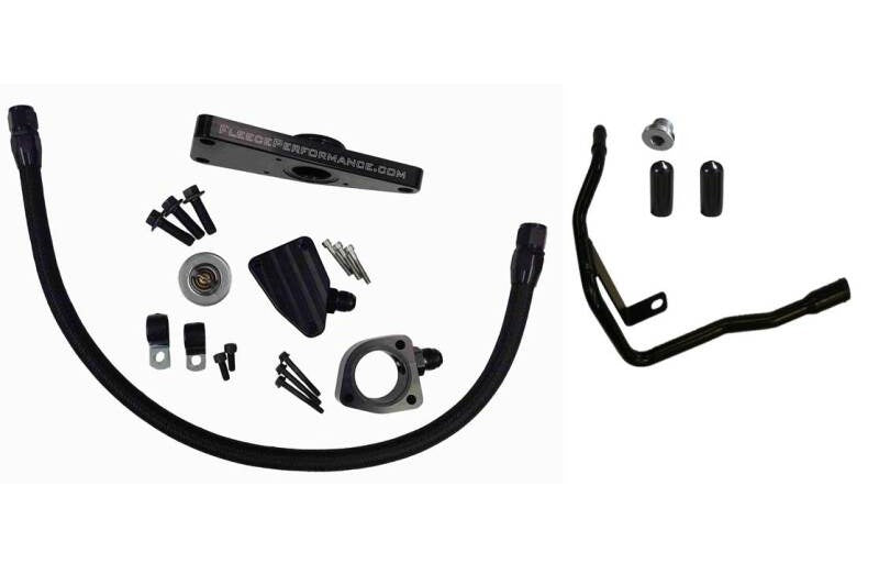 Fleece Performance FPE-CLNTBYPS-CUMMINS-0607 for 04.5-07 Dodge 5.9L Cummins Coolant Bypass Kit (06-07 Auto Transmission)