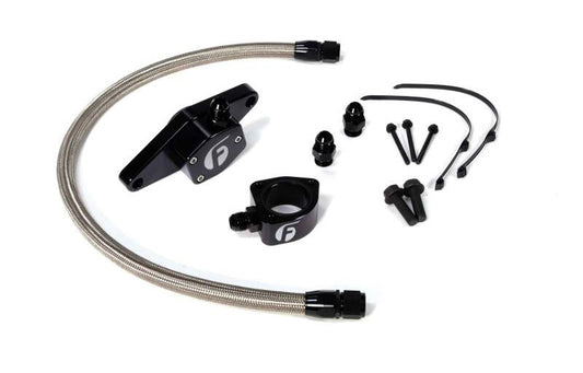 Fleece Performance FPE-CLNTBYPS-CUMMINS-VP-SS 98.5-02 VP Coolant Bypass Kit w/ Stainless Steel Braided Line