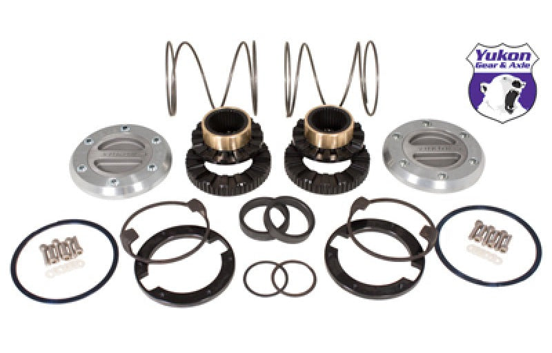Yukon Gear & Axle YHC70003 Hardcore Locking Hub Set For Dana 60 / 30 Spline 75-93 Dodge / 77-91 GM / 78-97 Ford
