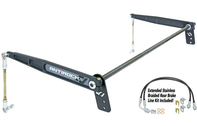 RockJock JK 2D Antirock Rear Sway Bar Kit (forged arms, .850in bar)