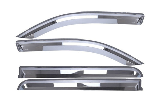 Putco for 2019-2020 Ram 1500 - Crew Cab (Set of 4) Element Chrome Window Visors