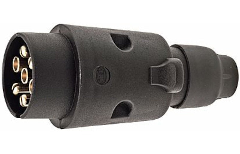 HELLA 001930003 7-Pole Trailer Plug 12V Plastic Housing