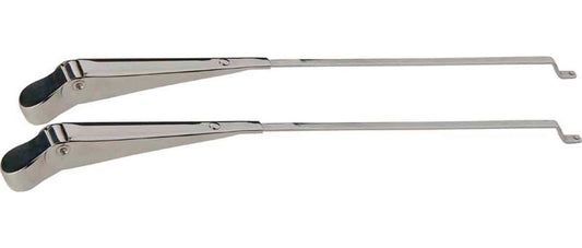 Kentrol 30544 Windshield Wiper Arms Pair for 1968-1986 Jeep CJ5 CJ7 CJ8 - Polished Silver
