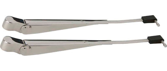 Kentrol 30545 Windshield Wiper Arms Pair for 1987-1995 Jeep Wrangler YJ - Polished Silver