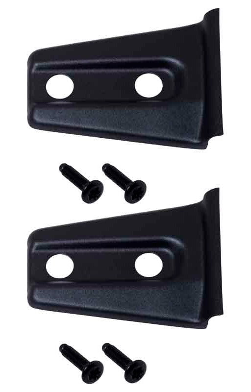 Kentrol 80019 Hood Hinge Overlays Pair for 2007-2018 Jeep Wrangler JK - Textured Black