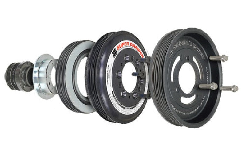 ATI Performance Products 918645 Super Damper Harmonic Balancer 7.525 in Aluminum 4/3 Groove for 2014-2018 Chevrolet Silverado / Tahoe, GMC Sierra / Yukon, Cadillac Escalade (6.2L L86)