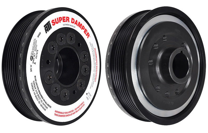 ATI Performance Products 918464 Super Damper Harmonic Balancer 5.67 in Aluminum 4/5 Groove 7% Overdrive for 2000-2009 Honda S2000 (F20C / F22C)