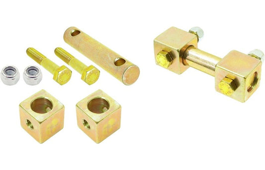 RockJock TJ/LJ/XJ/MJ/ZJ Front Shock Bar Pin Eliminator Kit