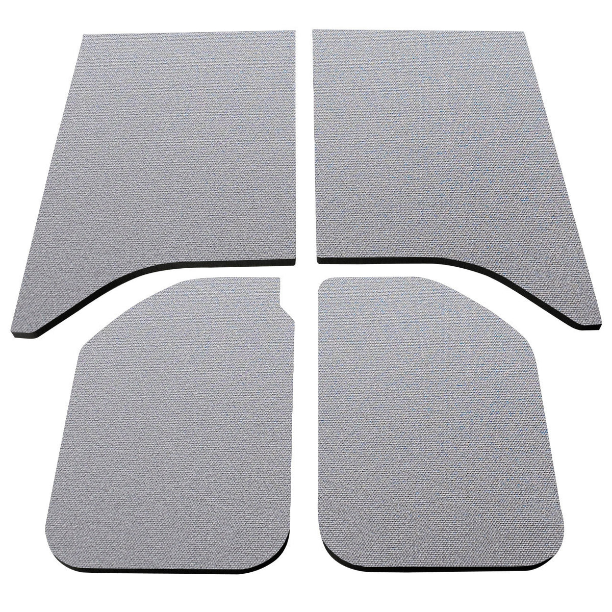 DEI for 2011-2018 Jeep Wrangler JK 2-Door Boom Mat Headliner - 4 Piece - Gray