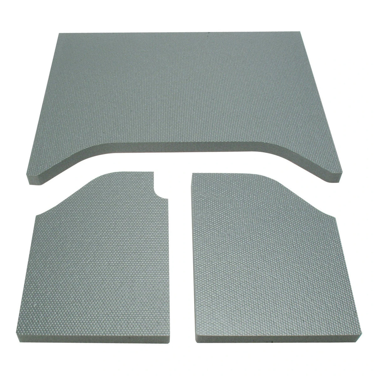 DEI for 2007-2010 Jeep Wrangler JK 2-Door Boom Mat Headliner - 3 Piece - Gray