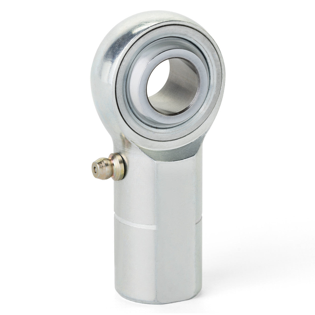 QA1 H Series 3-Pc Rod End - Female/Right Hand - 16mm Bore x M16x1.5 w/Zerk - Alloy Steel