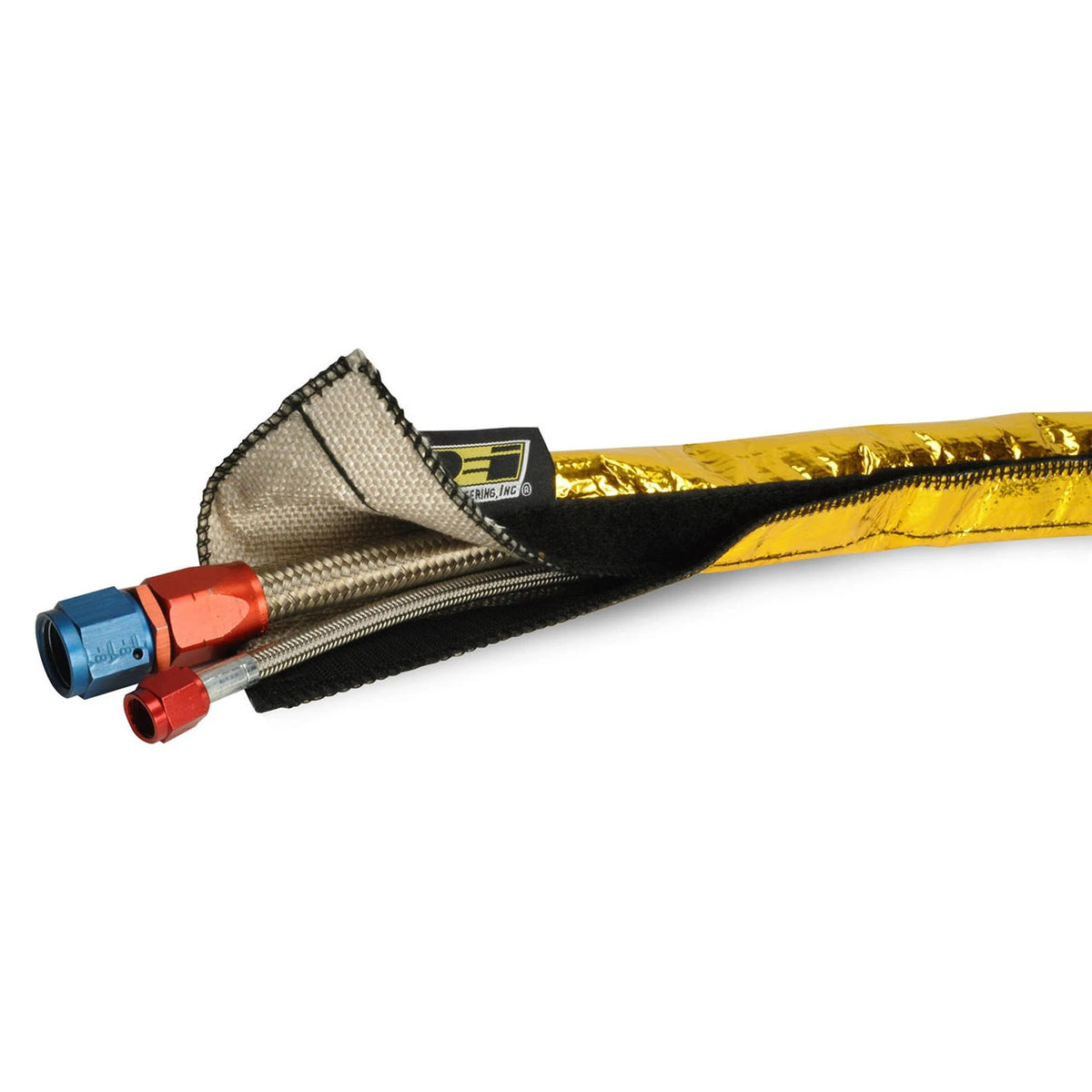 DEI Heat Shroud 1/2in to 1-1/4in I.D. x 3ft - Gold