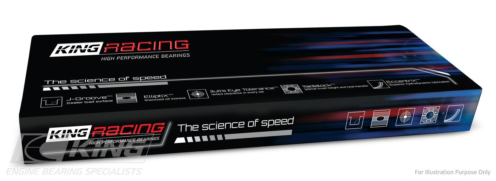 King Chrysler 360 Racing Main Bearings MB 517XPC-STD - Fits Dodge, Plymouth, Chrysler