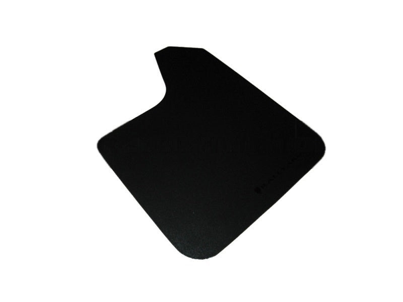 Rally Armor Basic Universal Mud Flap Black/Black Logo MF12-BAS-BLK
