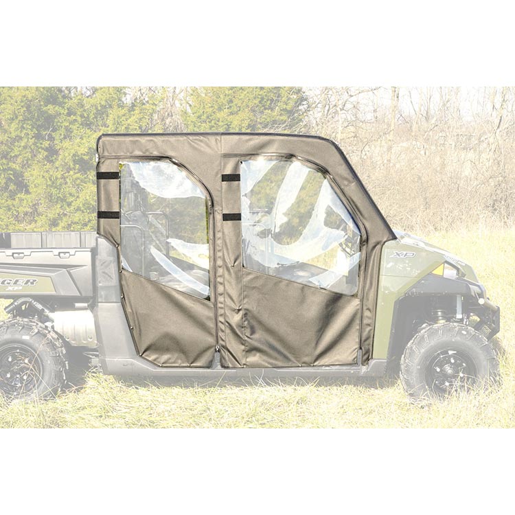 Seizmik 14-19 Polaris 1000 Ranger XP Crew Soft Doors w/Zippers Kit 51-21003