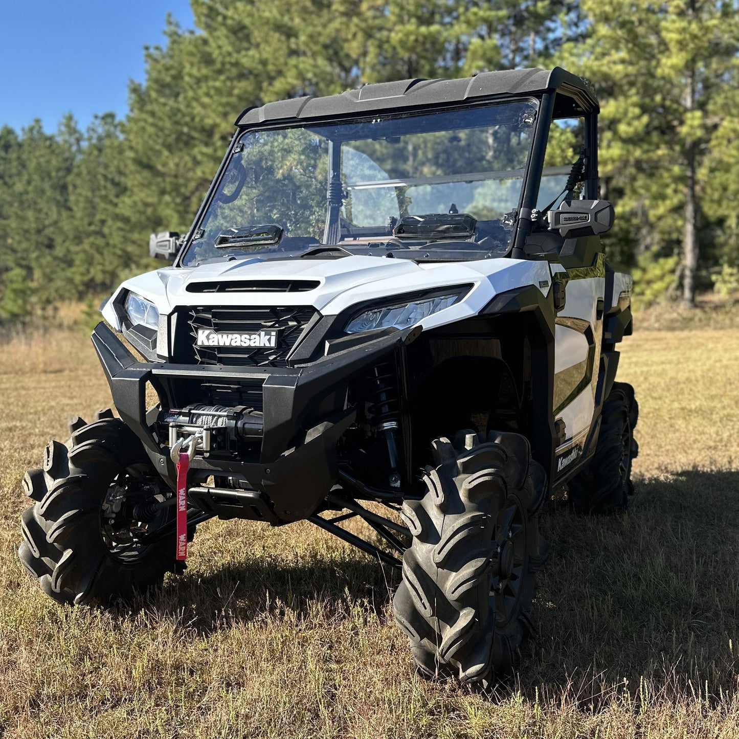 Seizmik 24+Kawasaki Ridge Ranch Tool Less Windshield - UV 50-55316KIT