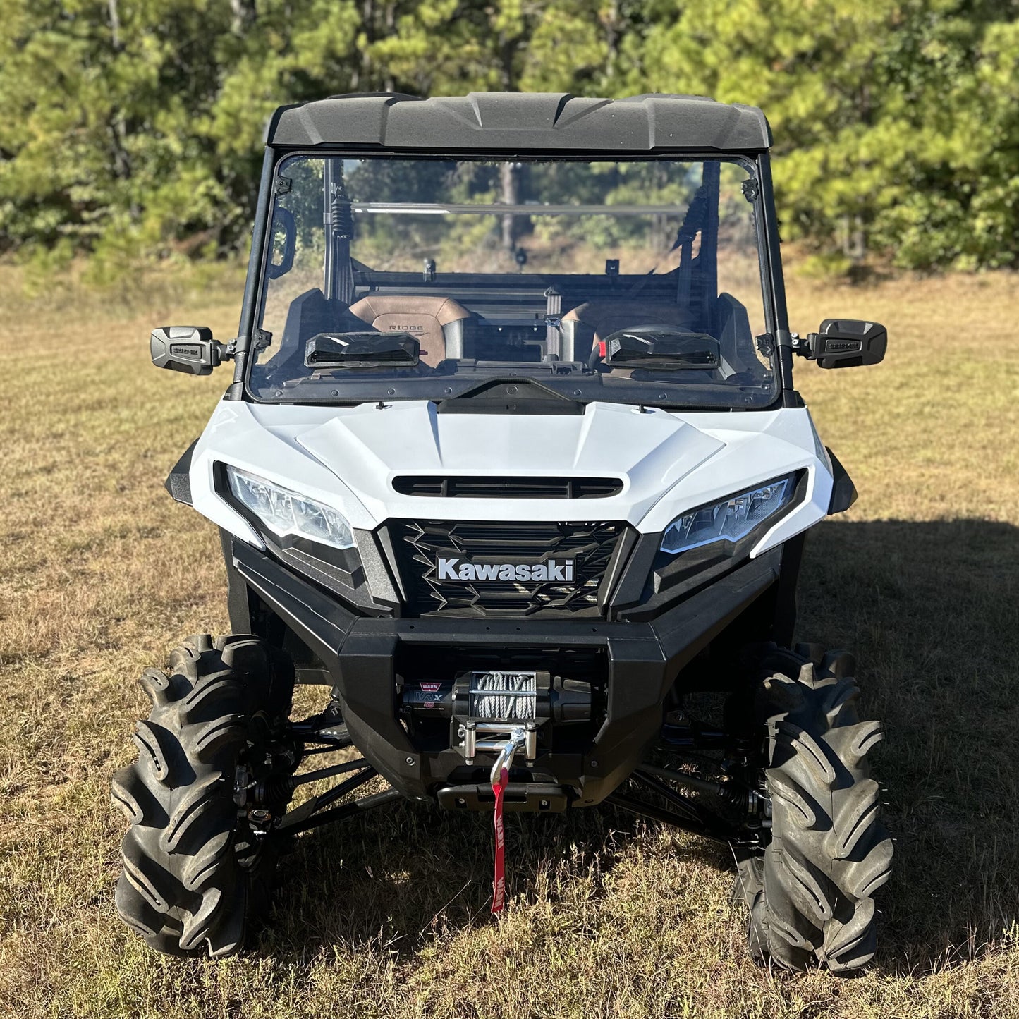 Seizmik 24+Kawasaki Ridge Ranch Tool Less Windshield - UV 50-55316KIT