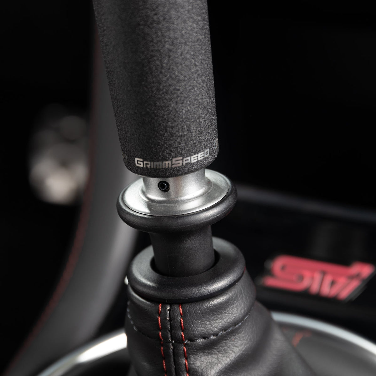 GrimmSpeed GRM380007 Tallboy Shift Knob Aluminum Black - M12x1.25