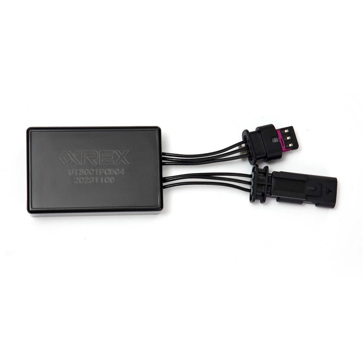 AlphaRex 810037 20-23 Tesla Model Y/17-22 Model 3 Headlights to ARX Headlight Decoder Wiring Adapter