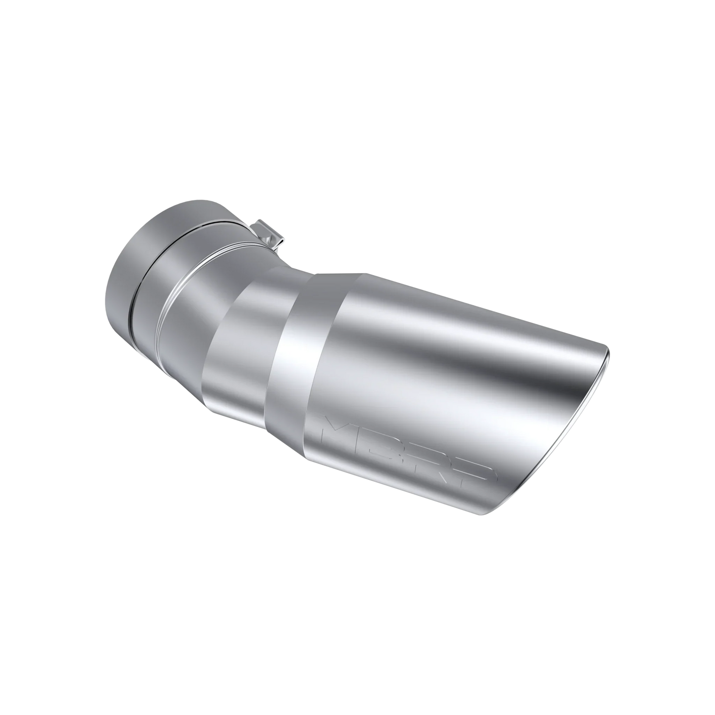 MBRP T5154 Exhaust Tip - 6" OD; Angled Rolled End; 5" inlet; 15.5" length ; 30˚ bend | T304 Stainless