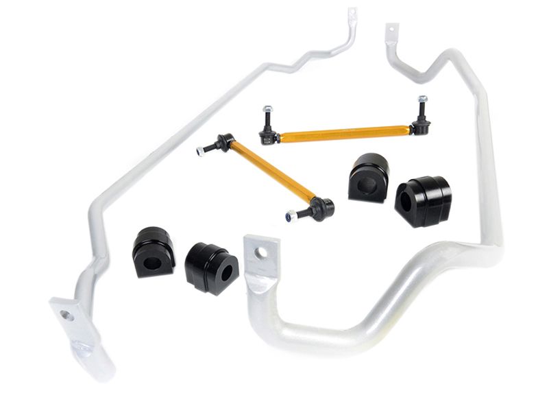Whiteline BBK004 Front & Rear Sway Bar Kit for 2007-2013 BMW 328i, 2007-2013 BMW 335i, 2008-2013 BMW 128i and More