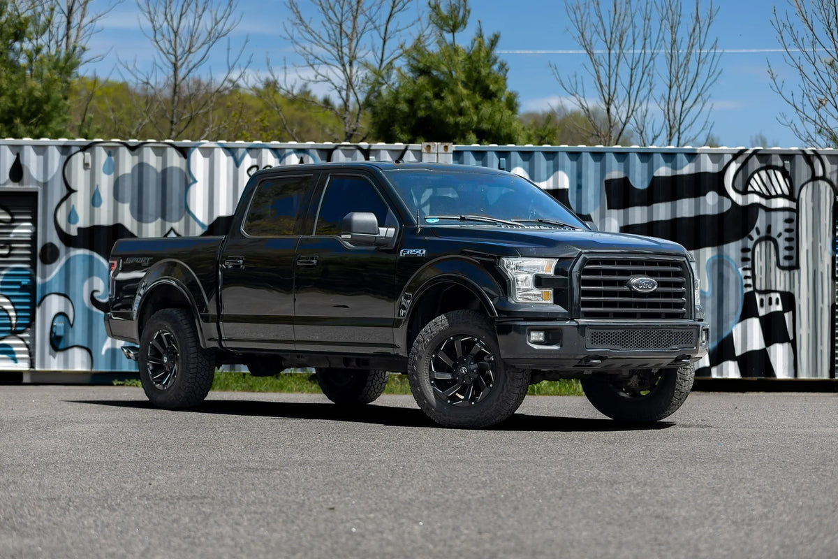 MBRP 15-20 Ford F-150 3in Single Side Exit Armor BLK Catback Exhaust