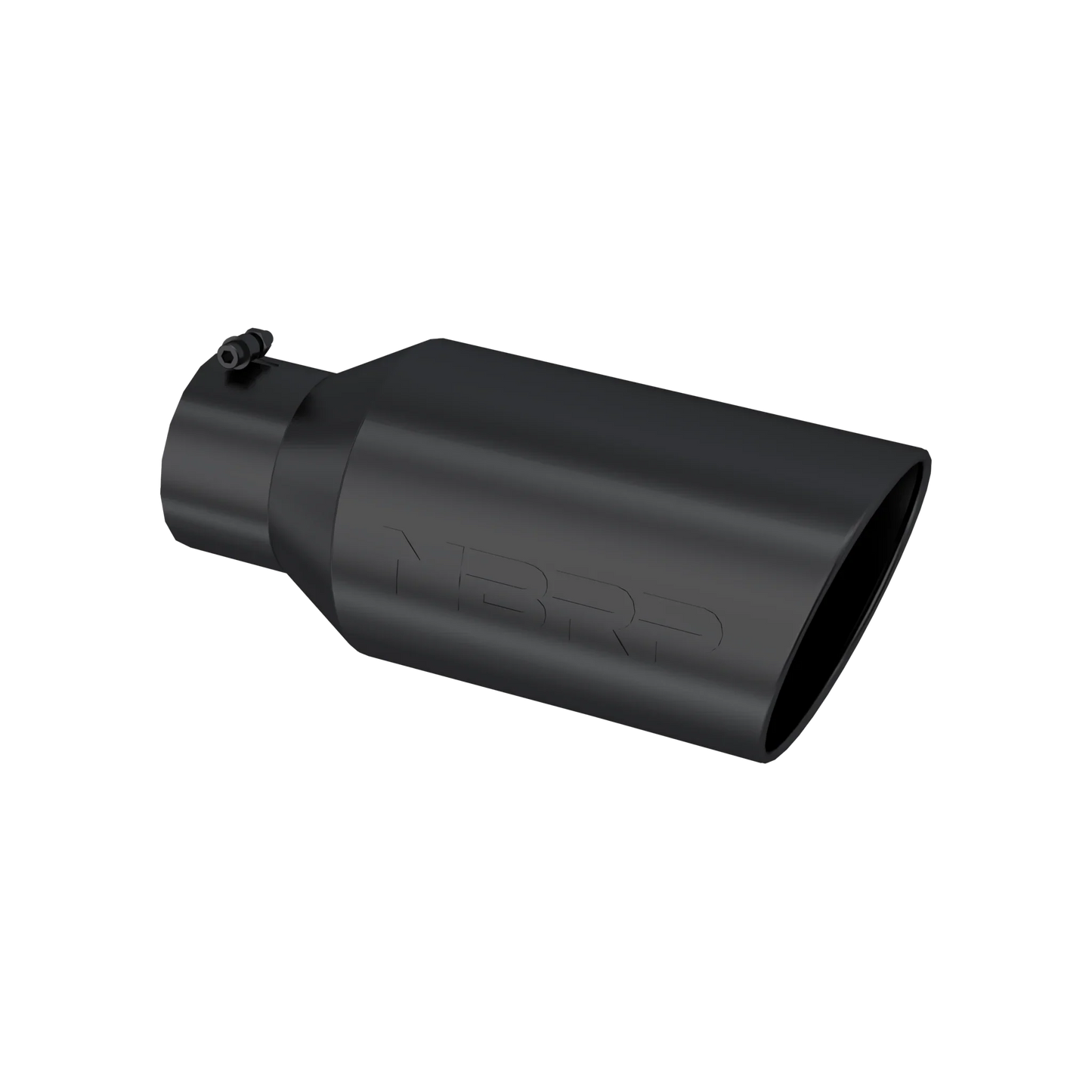 MBRP T5129BLK Exhaust Tip - 8" OD; Rolled end; 5" ID; 18" length | Black Coated