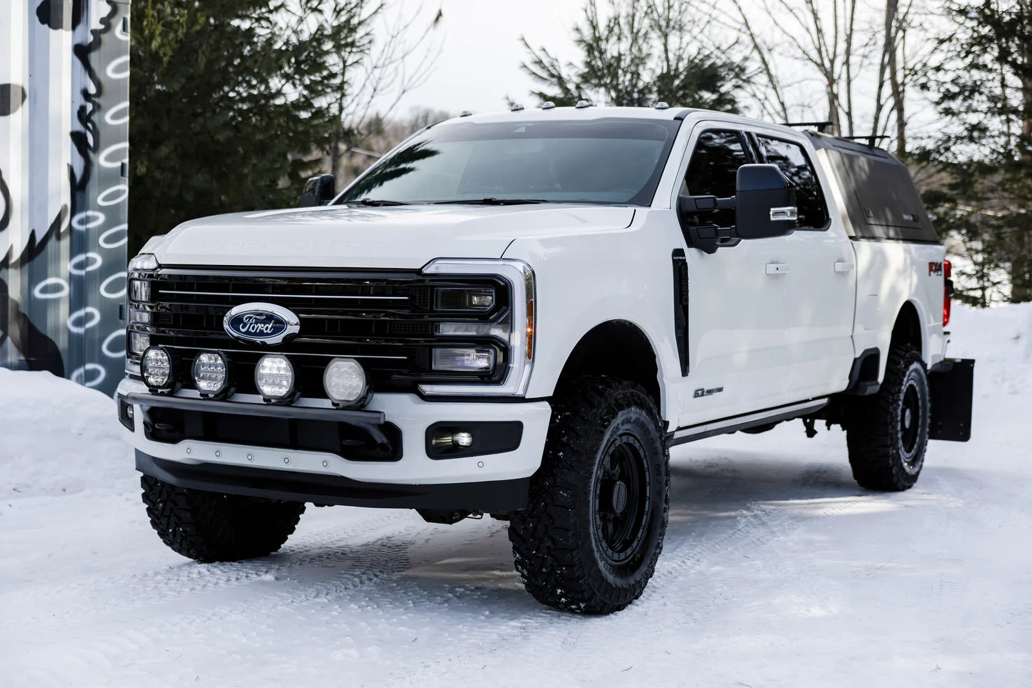 MBRP Ford F250/F350/F450/F550 Bumper Light Mounting Bar - Black-Coated