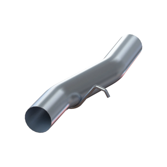MBRP GMAL413 4" Regular Cab Adaptor Pipe - 2001-2005 Chevrolet/GMC Silverado/Sierra 2500HD/3500HD 6.6L Duramax | Aluminized