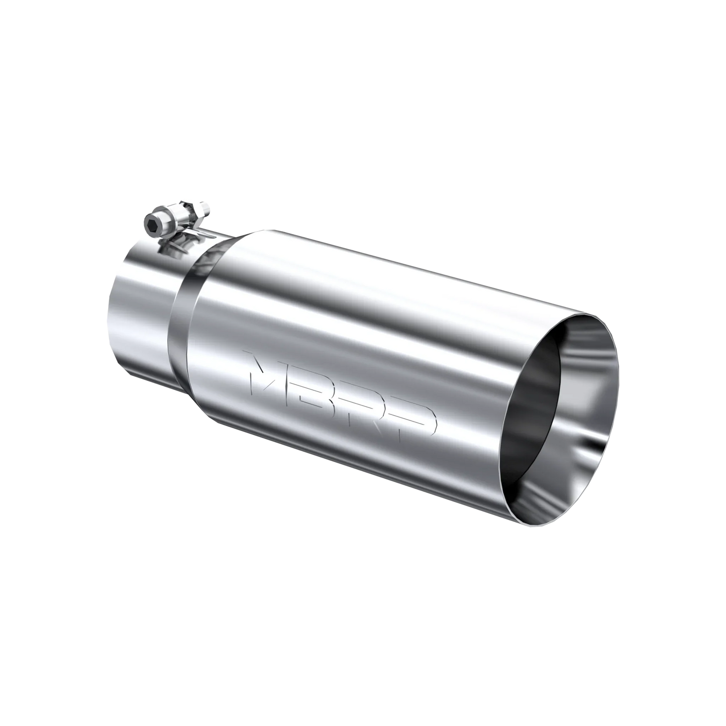 MBRP T5049 Exhaust Tip - 5" OD Dual Wall Straight 4" inlet 12" length | T304 Stainless