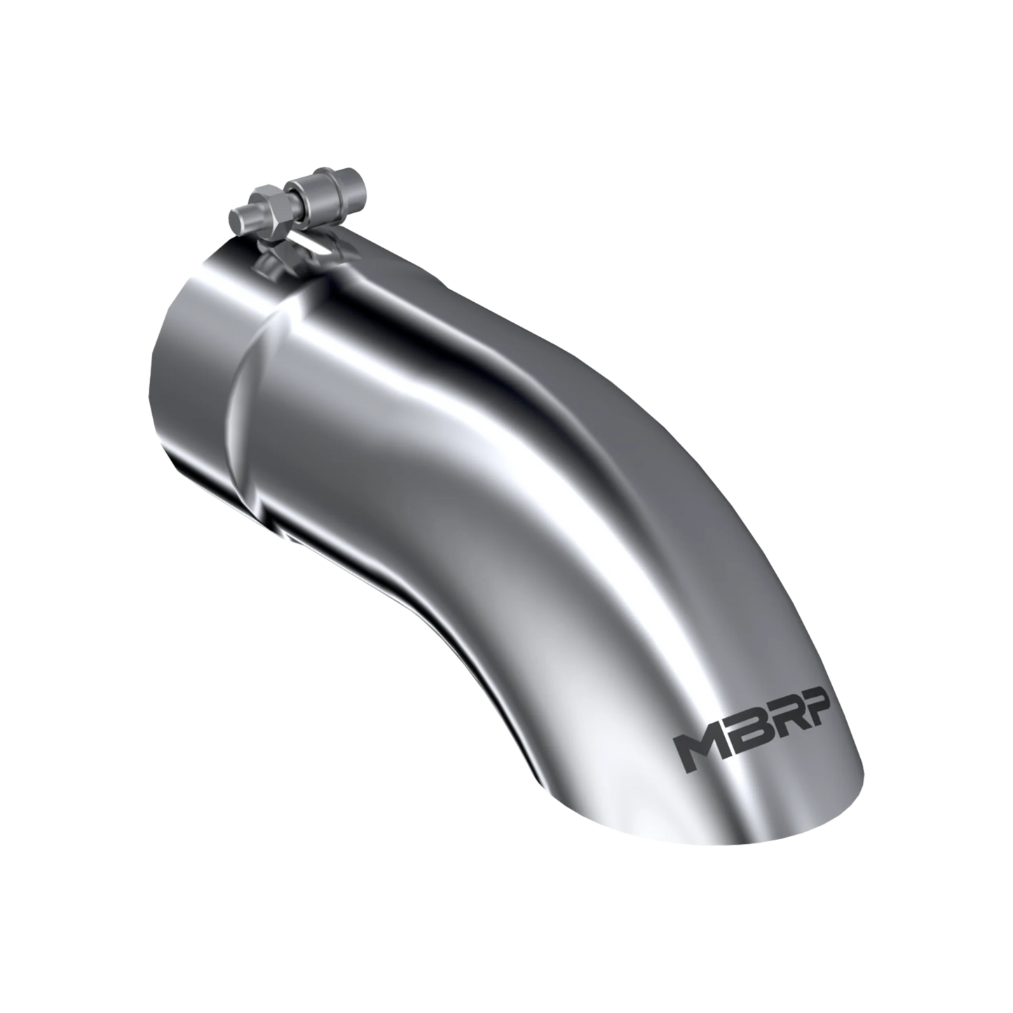 MBRP T5081 Exhaust Tip - 4" OD Turn Down 4" inlet 12" length | T304 Stainless
