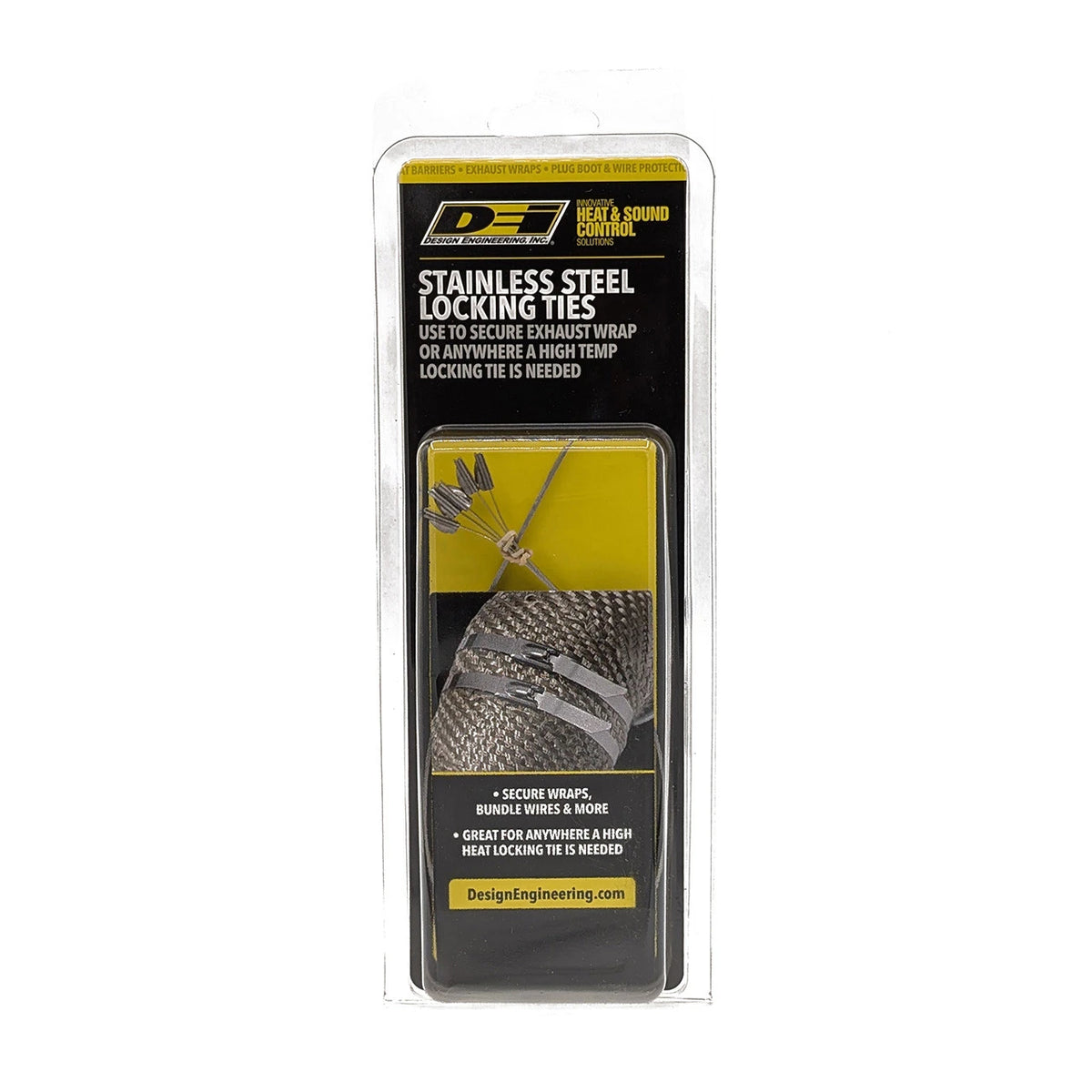 DEI Stainless Steel Locking Tie 14in - 5 per pack