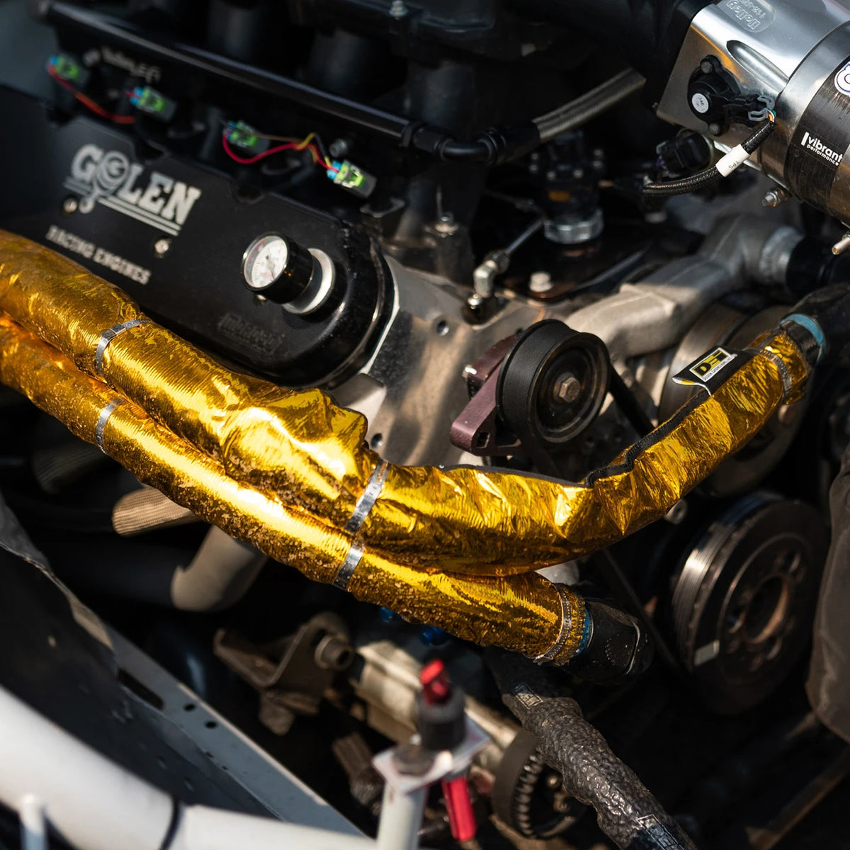 DEI Heat Shroud Gold 2in to 2.5in x 36in